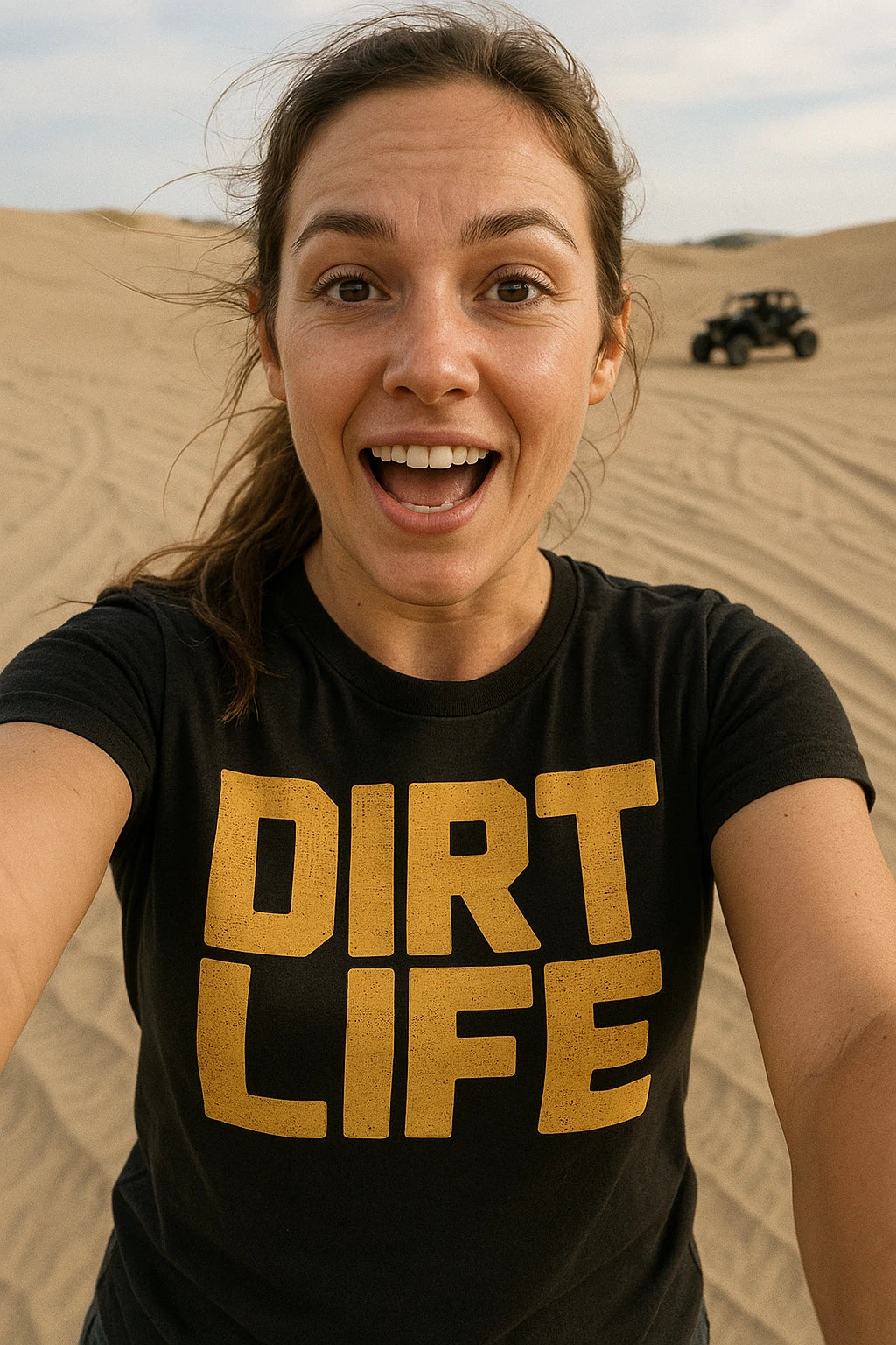 "Dirt Life" black atv t shirt - a birthday gift for atv lover