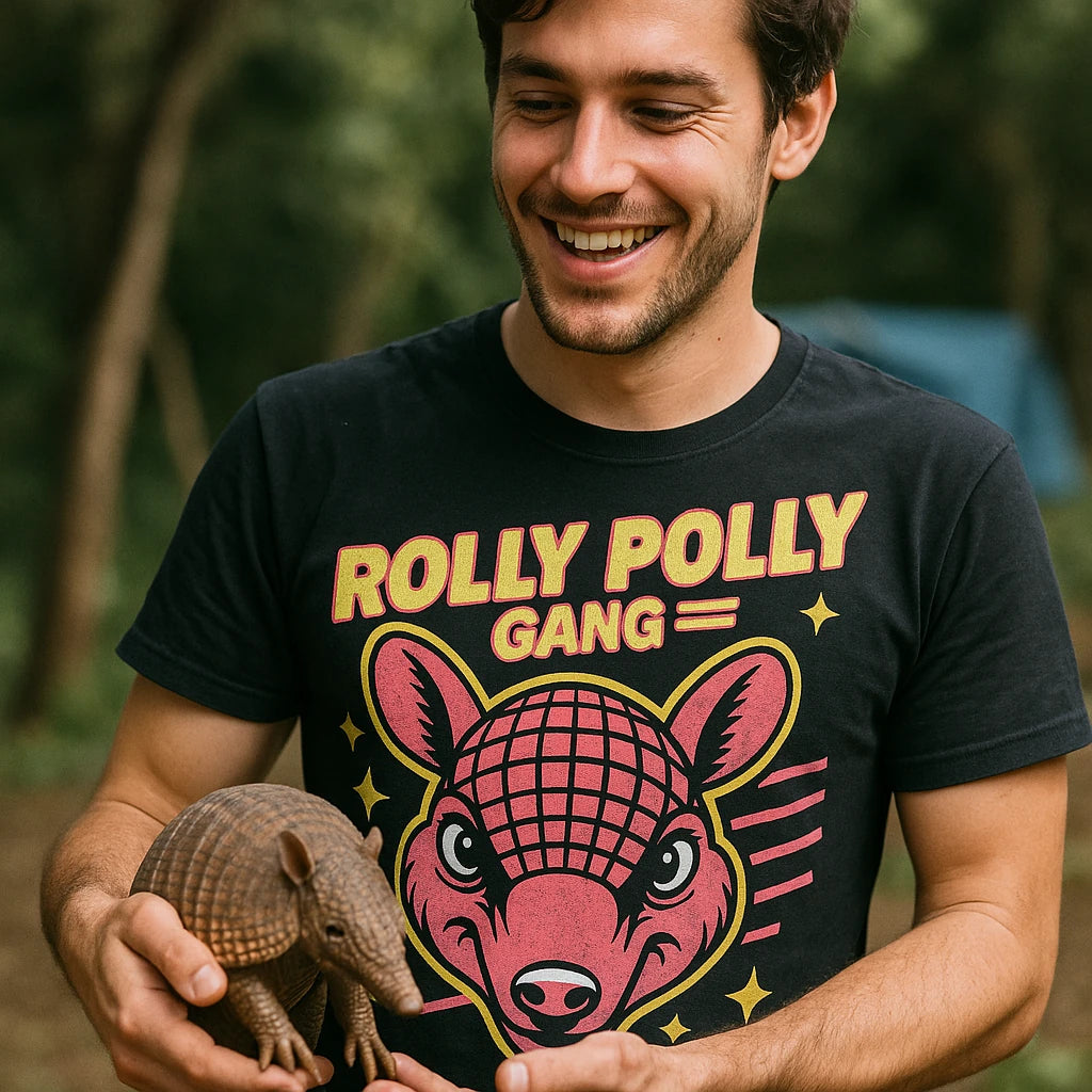 "Rolly Polly Gang" t shirt armadillo - product photo 8
