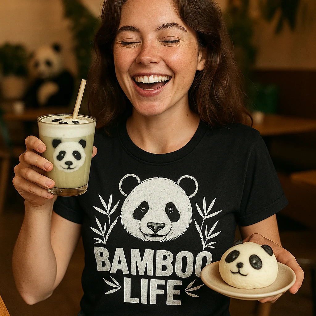 "Bamboo Life" panda tee shirt - product photo 8