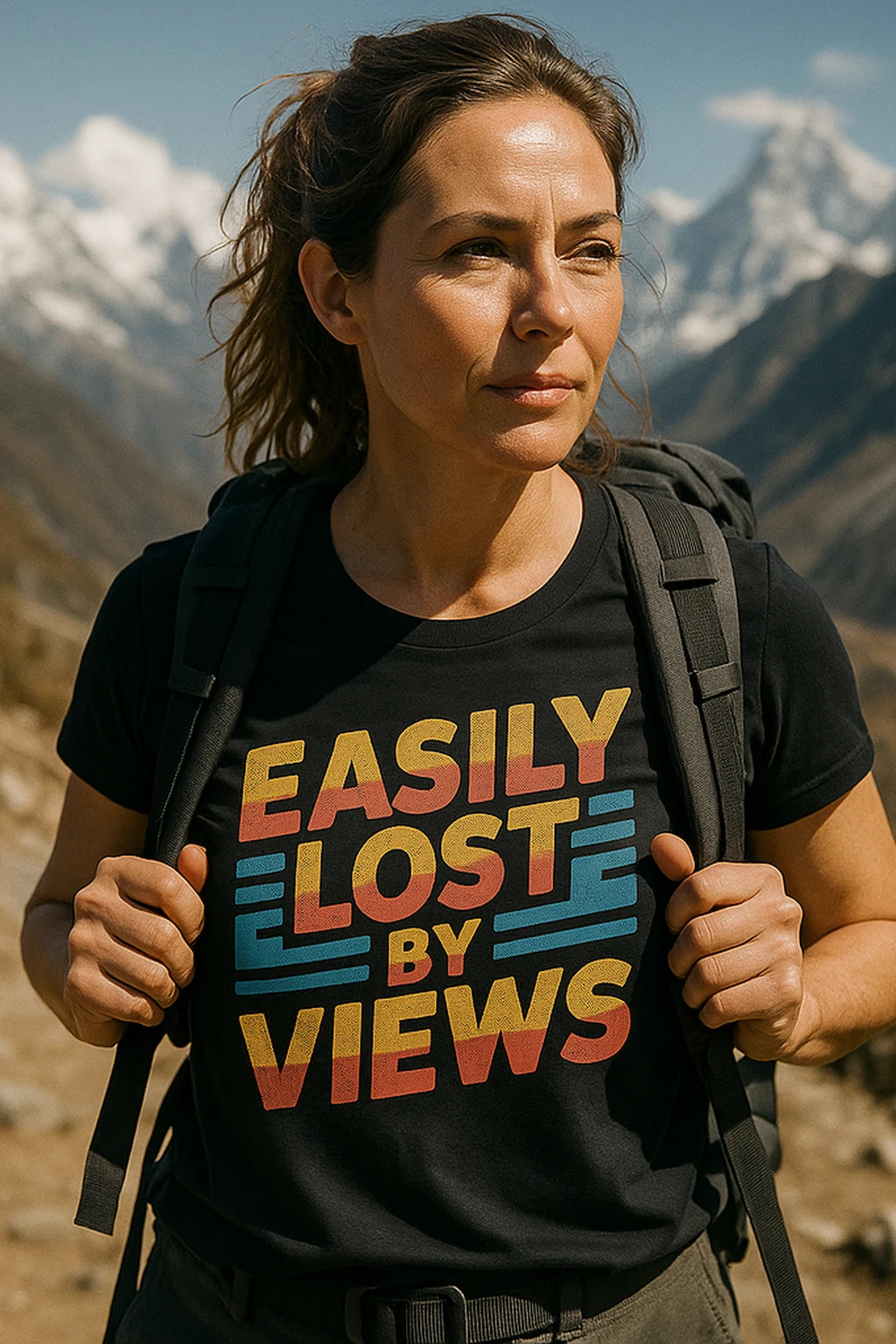 "Easily Lost By Views" trekking shirts women's - product photo 7