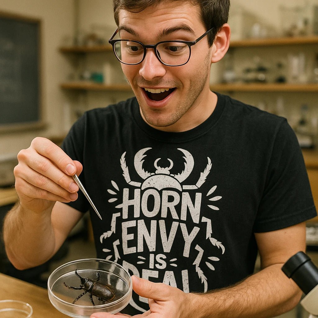 "Horn Envy Is Real" beetle shirts - product photo 8