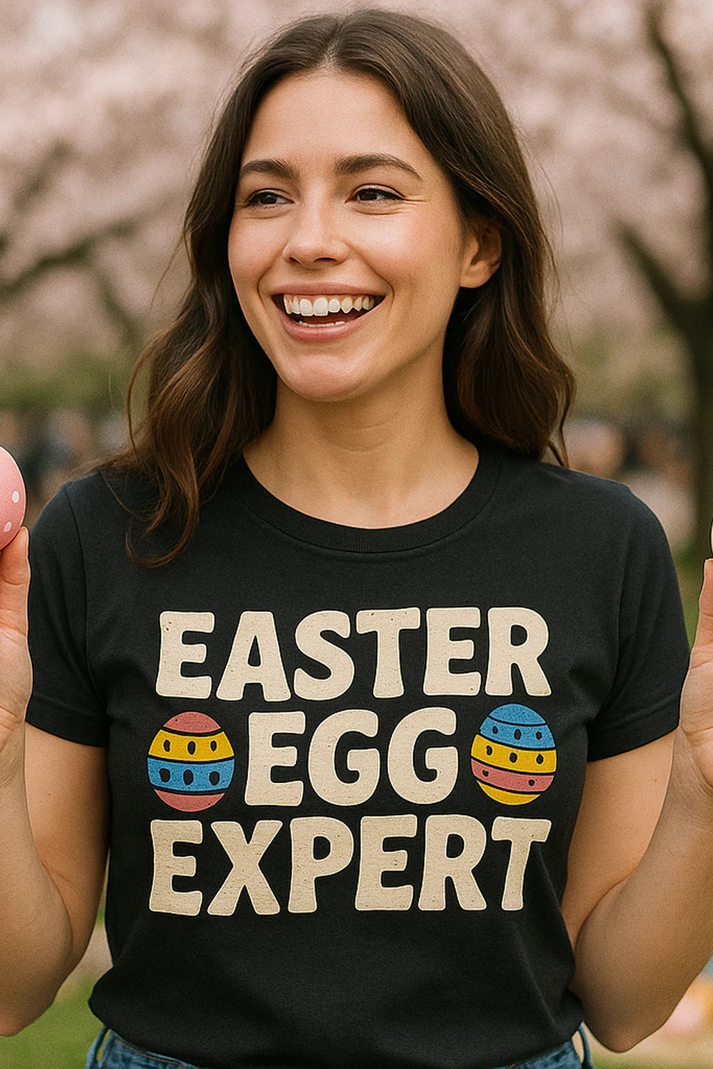 "Easter Egg Expert" easter shirts - product photo 7