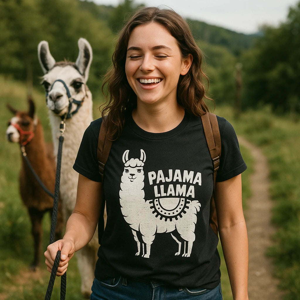"Pajama Llama" llama llama t shirt - product photo 9