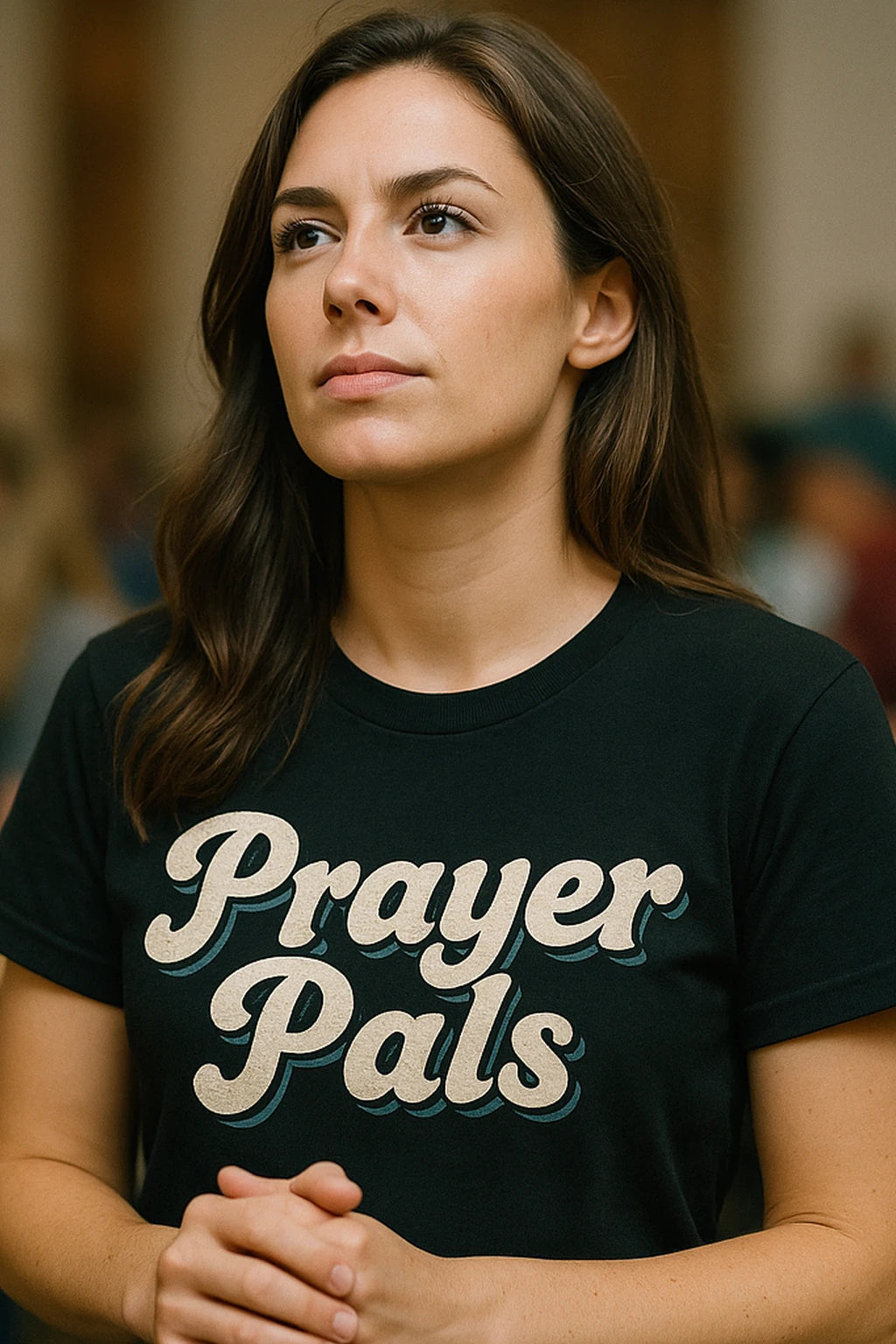 "Prayer Pals" faith over fear t shirt - product photo 7