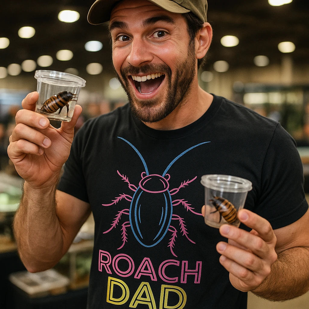"Roach Dad" cockroaches t shirt - product photo 8