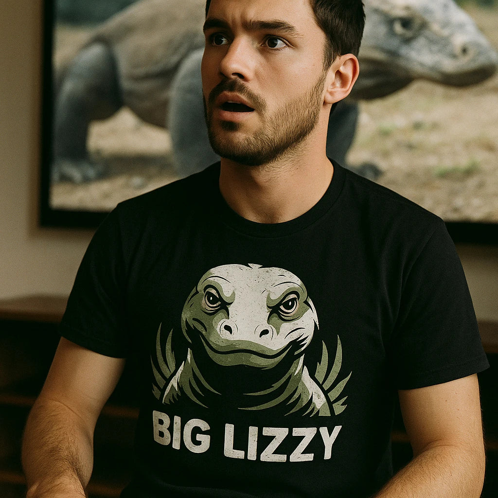 "Big Lizzy" komodo dragon shirts - product photo 8