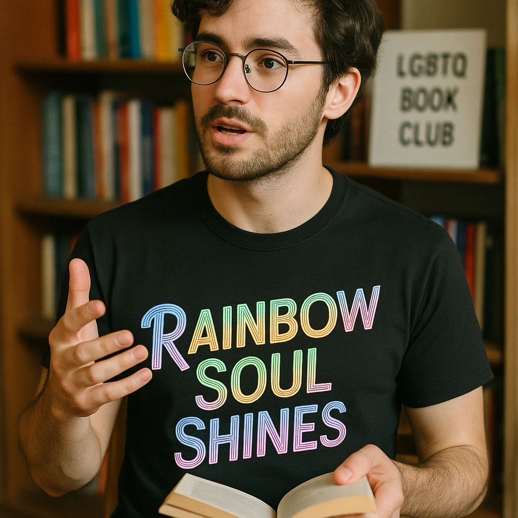"Rainbow Soul Shines" lgbtq pride shirts - product photo 8