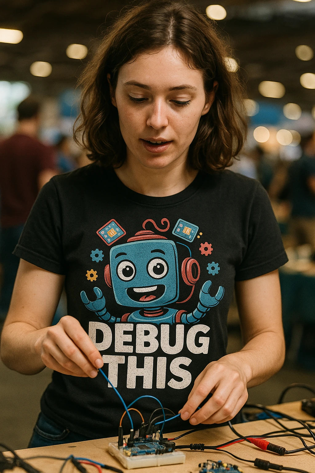 "Debug This" black gadget t shirt - a christmas presents for gadget lover