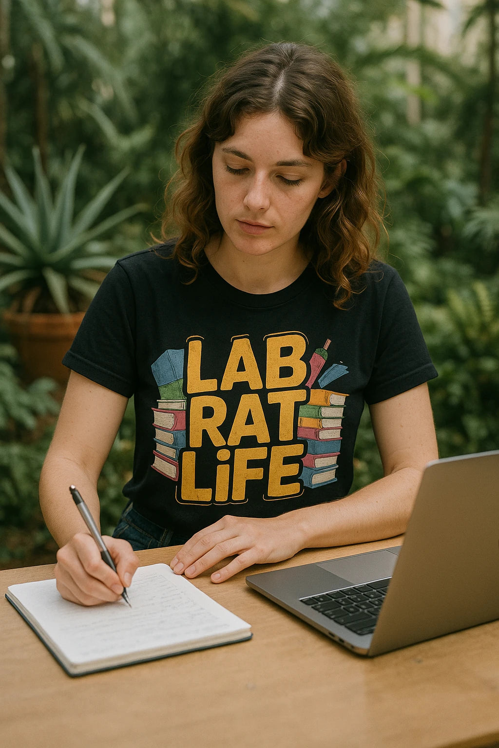 "Lab Rat Life" black studying t shirt - a birthday gift for studying lover