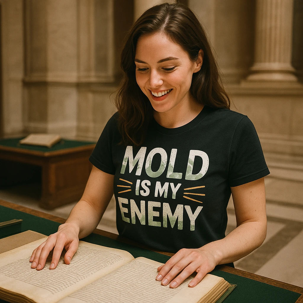 "Mold Is My Enemy" archivist t shirt - product photo 9