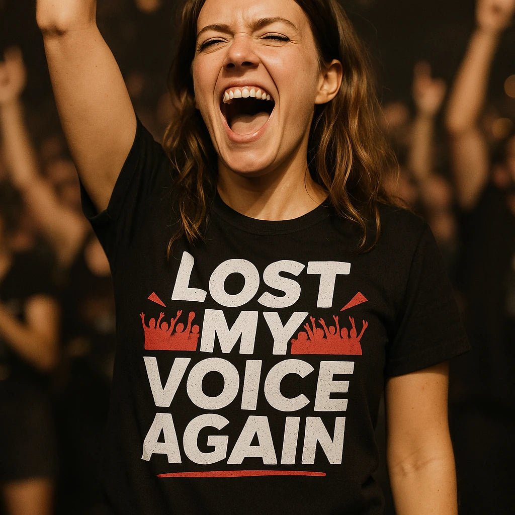 "Lost My Voice Again" concert shirts - product photo 8