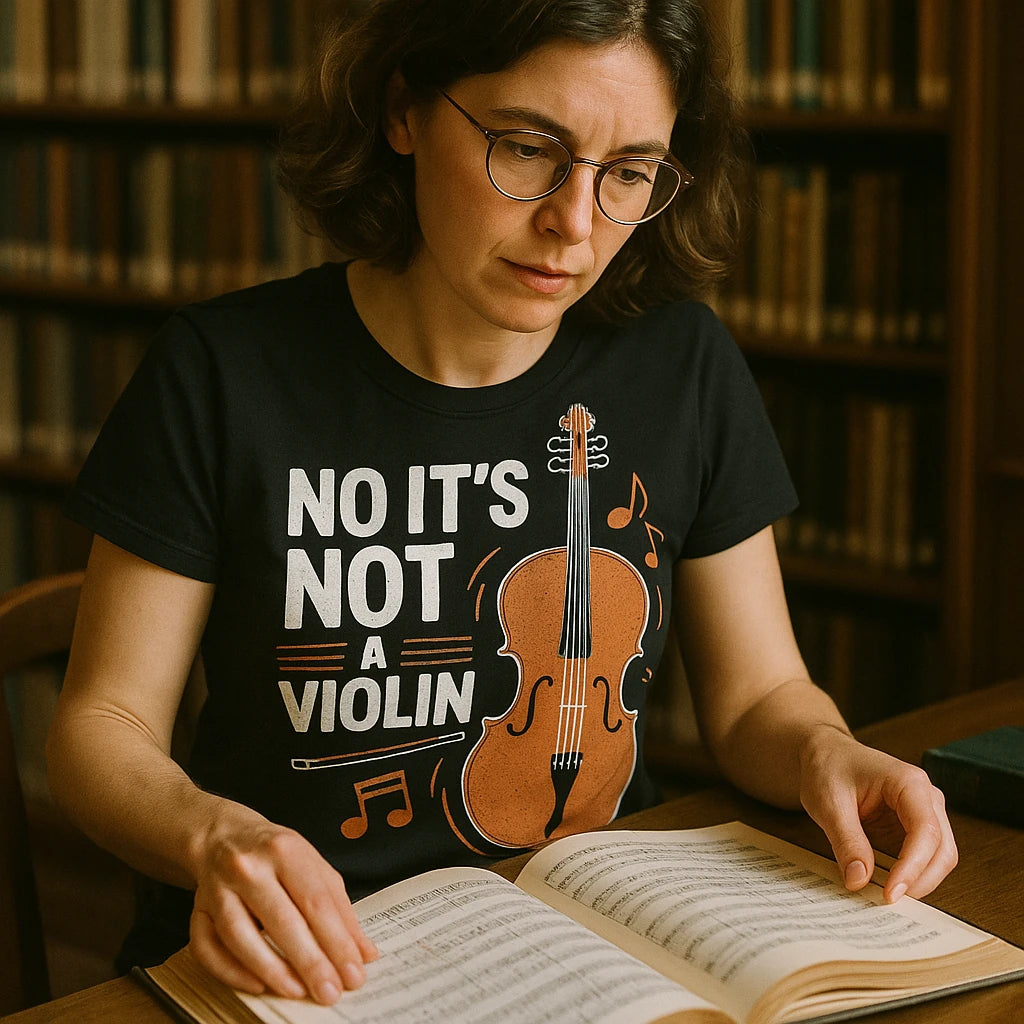"No It'S Not a Violin" orchestra t shirt ideas - product photo 8