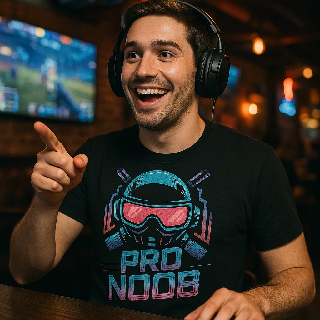 "Pro Noob" esport t shirt - product photo 8
