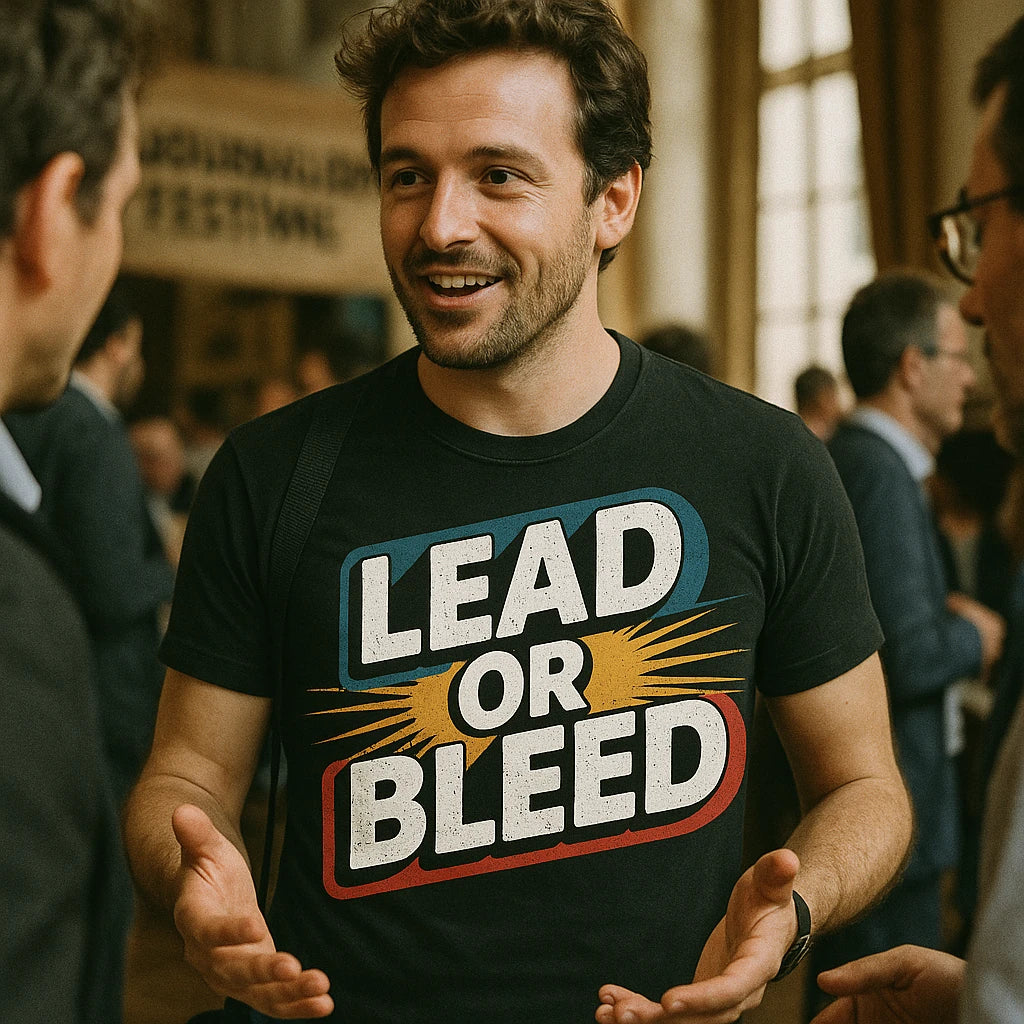 "Lead Or Bleed" journalist shirts - product photo 8