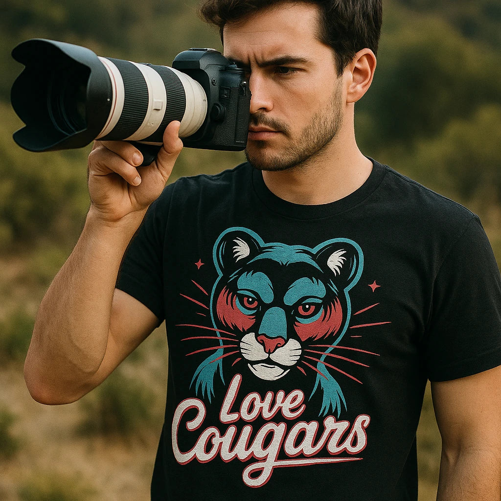 "Love Cougars" cougar shirts - product photo 8