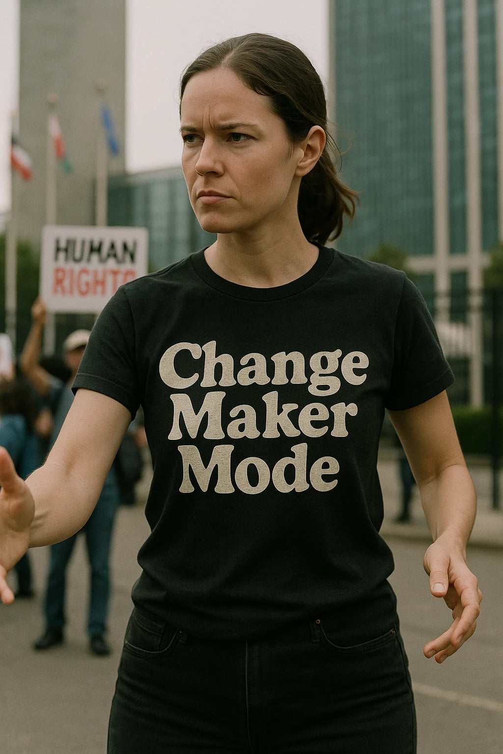 "Change Maker Mode" black activism shirts - a birthday gift for activism lover