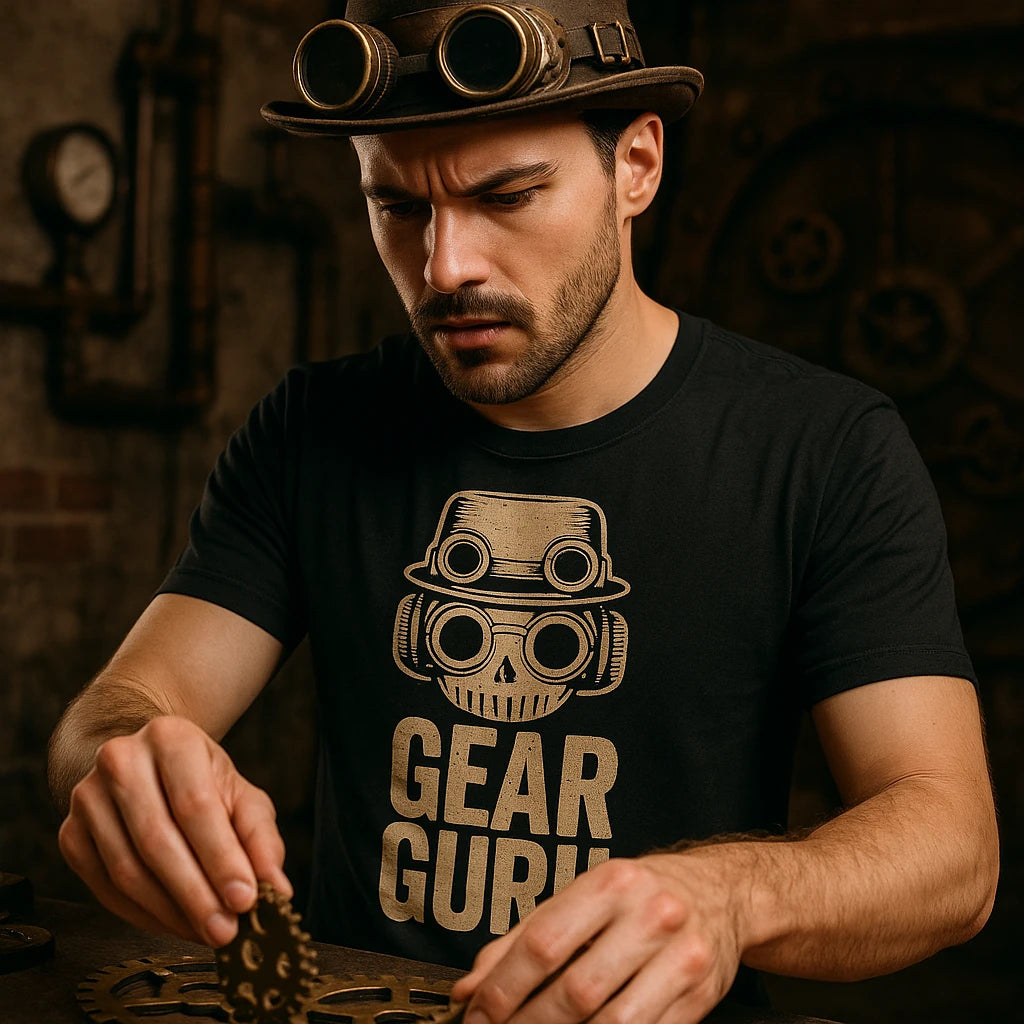 "Gear Guru" steampunk shirts - product photo 8