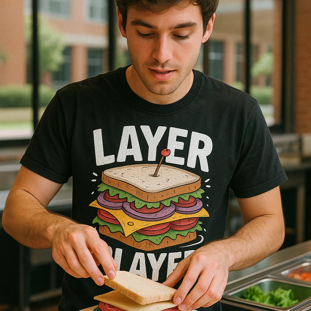 "Layer Player" sandwich shirts - product photo 8
