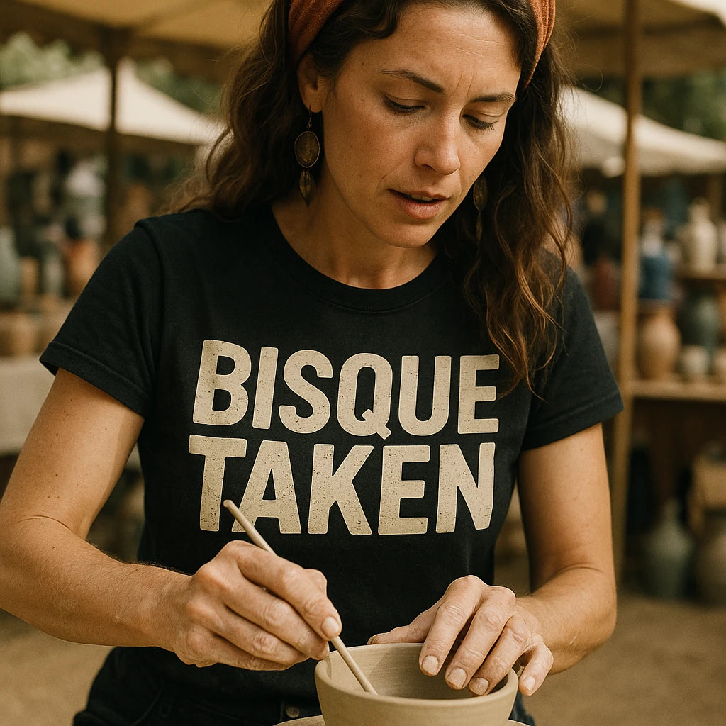 "Bisque Taken" ceramic tee - product photo 8