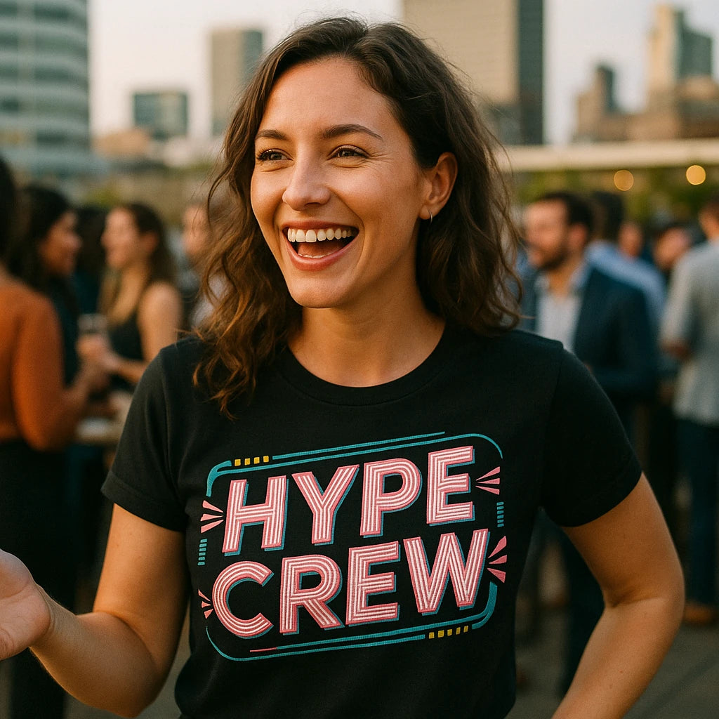 "Hype Crew" socializing t shirt - product photo 9