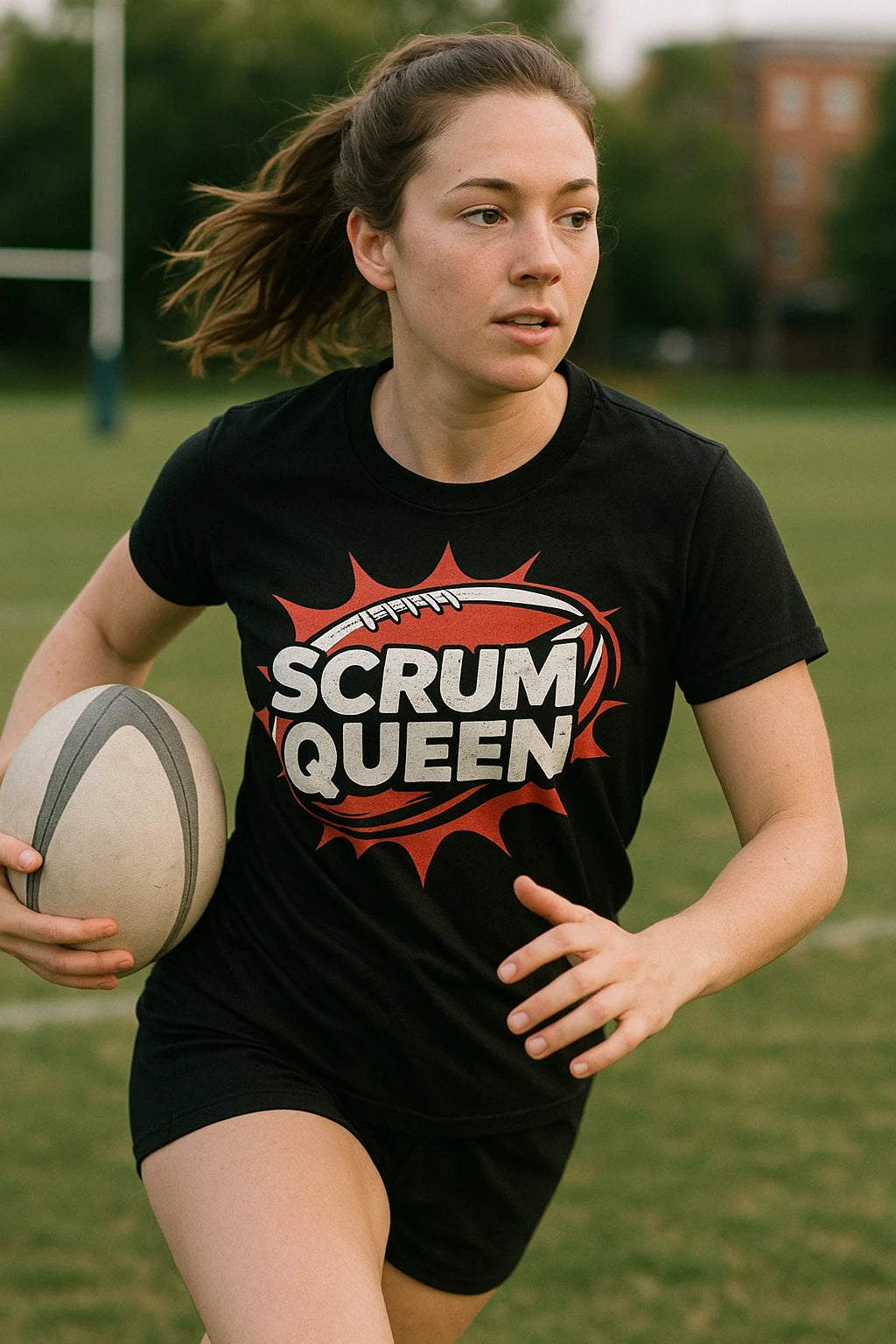 "Scrum Queen" mens rugby shirts - product photo 6