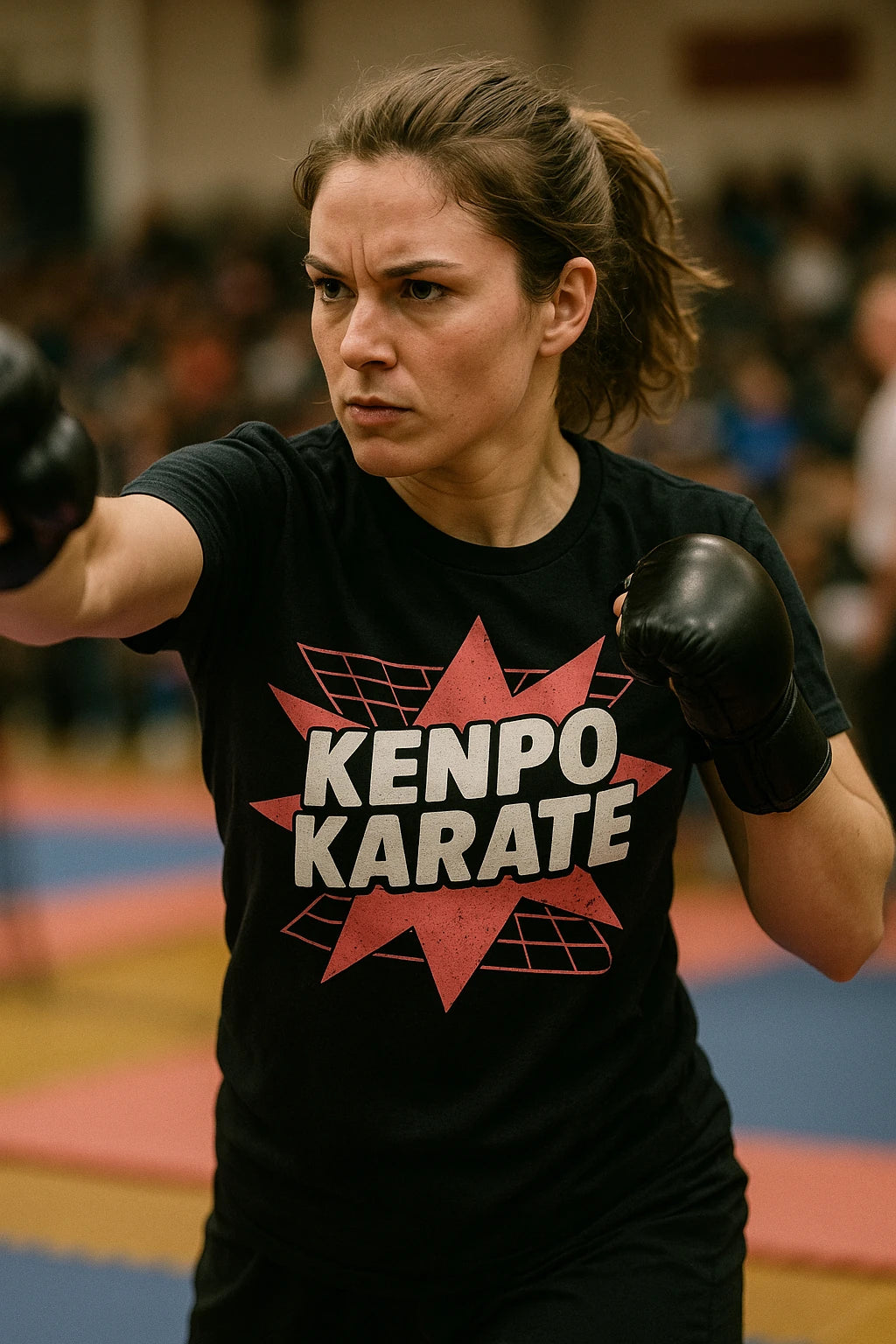 "Kenpo Karate" black martial art t shirt - a birthday gift for martial art lover