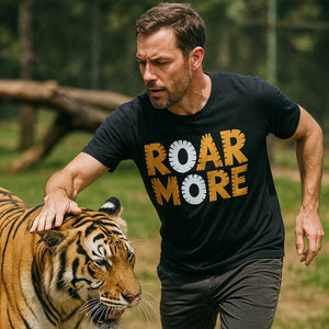 "Roar More" tiger tee shirt - product photo 8