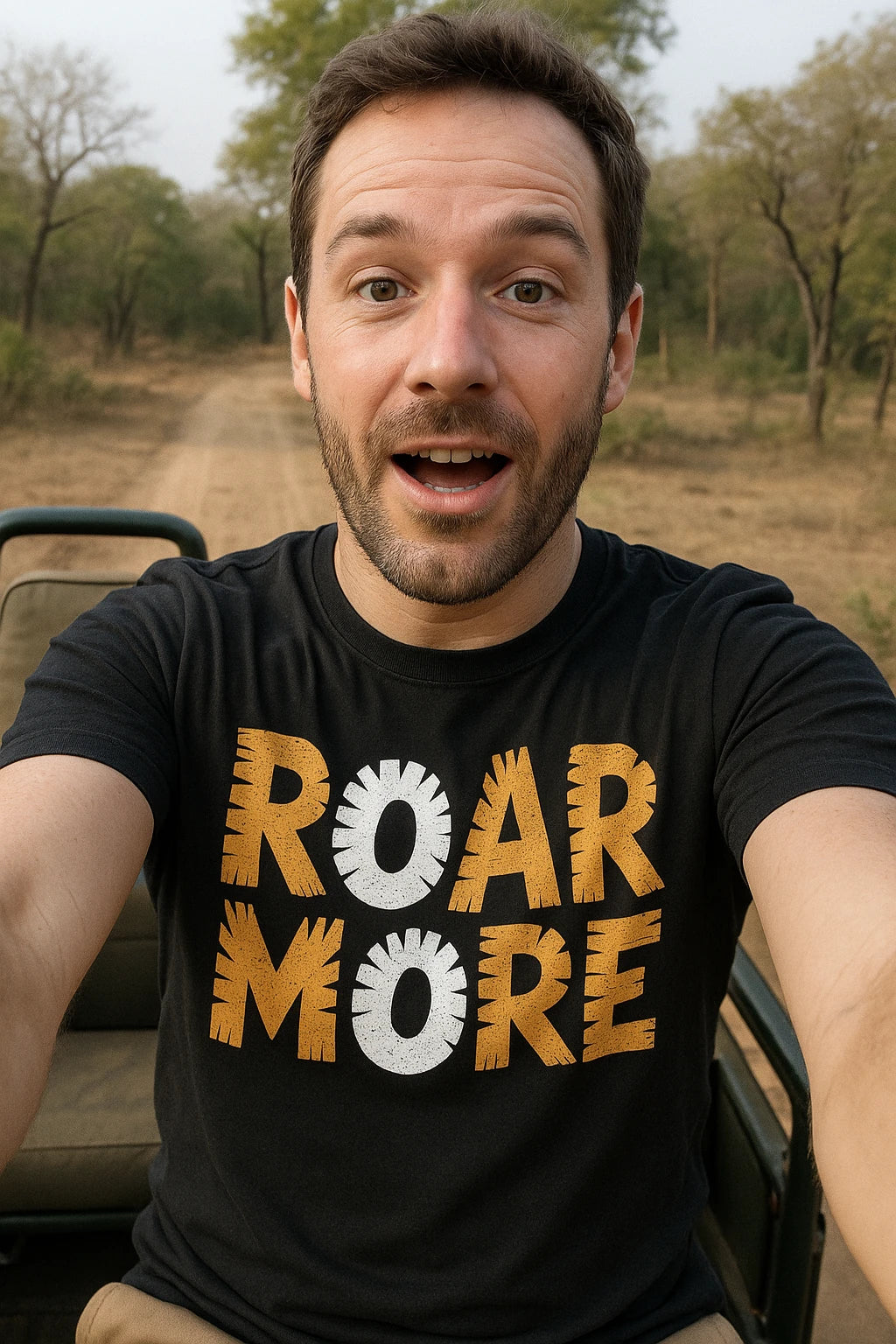 "Roar More" tiger tee shirt - product photo 7