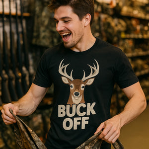 "Buck Off" deer t shirt - product photo 8