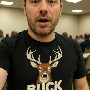 "Buck Off" deer t shirt - product photo 7