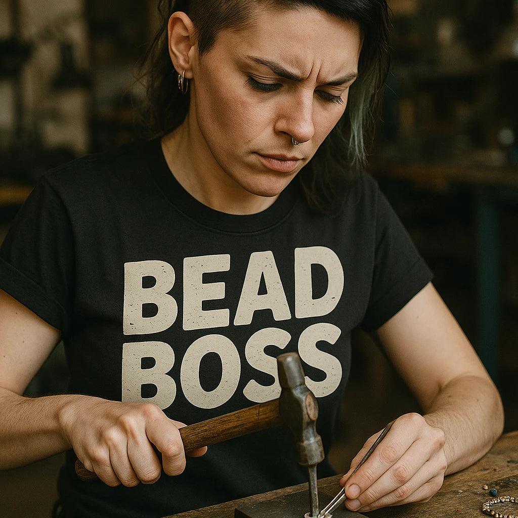 "Bead Boss" jewelry making t shirt - product photo 8