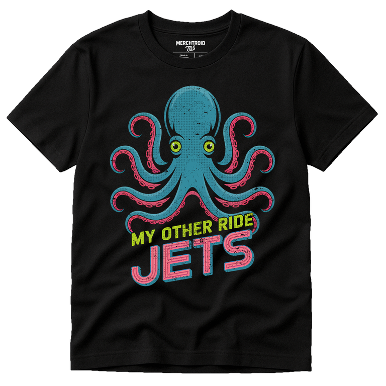 Black Octopuses T Shirt - 