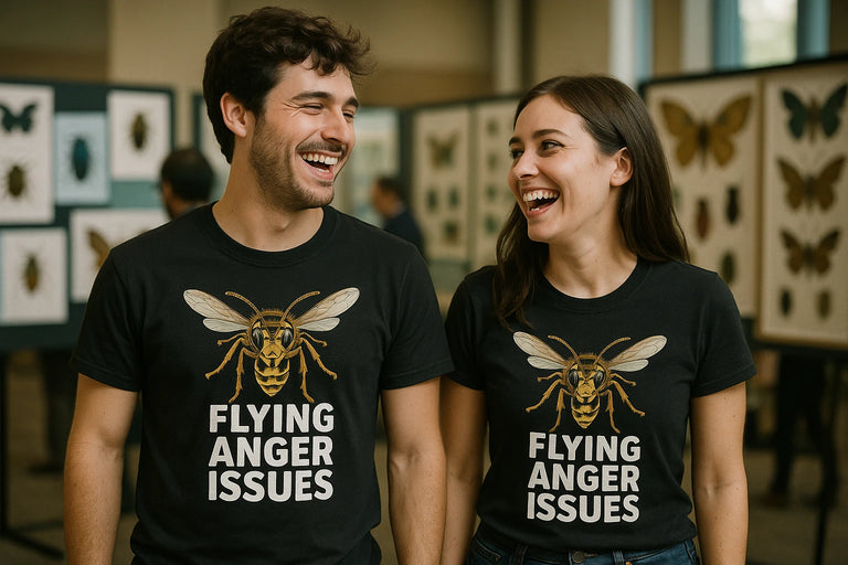 Person wearing the black wasps shirts graphic tee - 