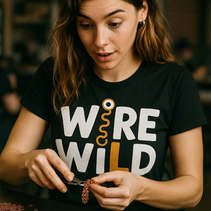 "Wire Wild" jewelry making t shirt - product photo 8