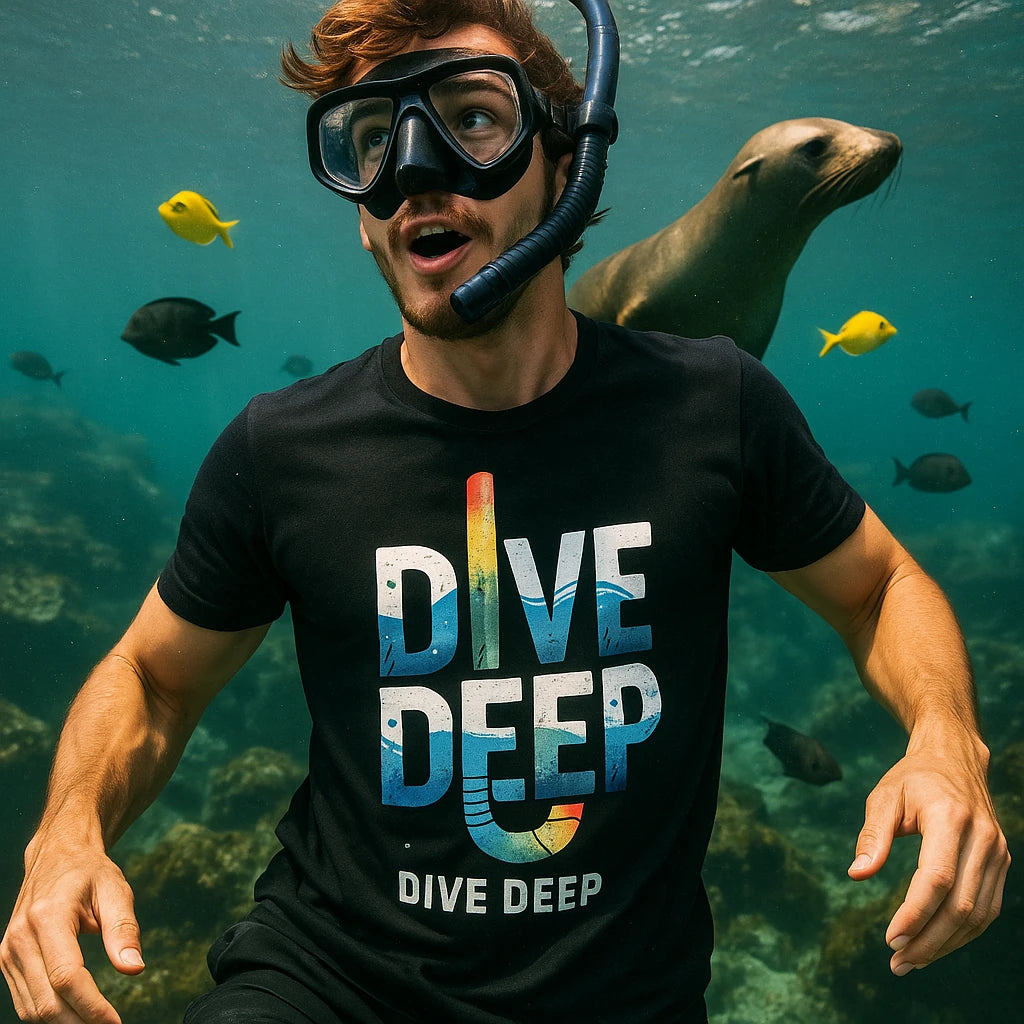 "Dive Deep" snorkeling shirts - product photo 8