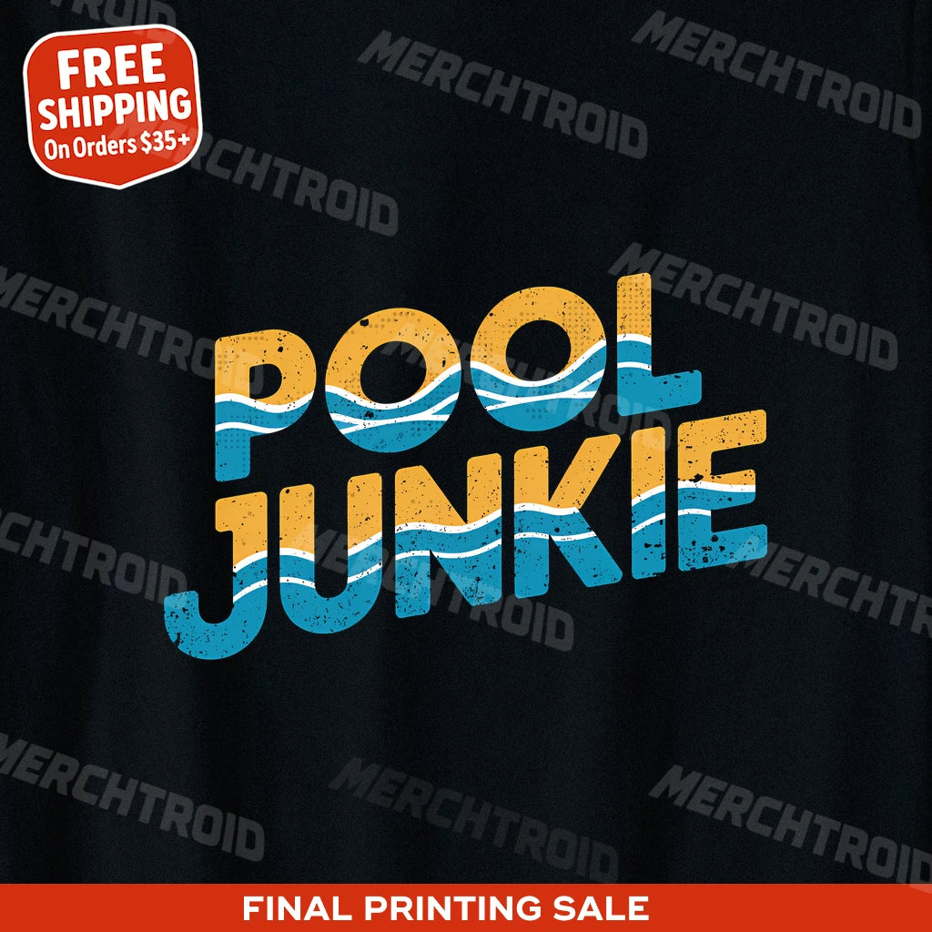 "Pool Junkie" women's uv shirts for swimming - product photo 9