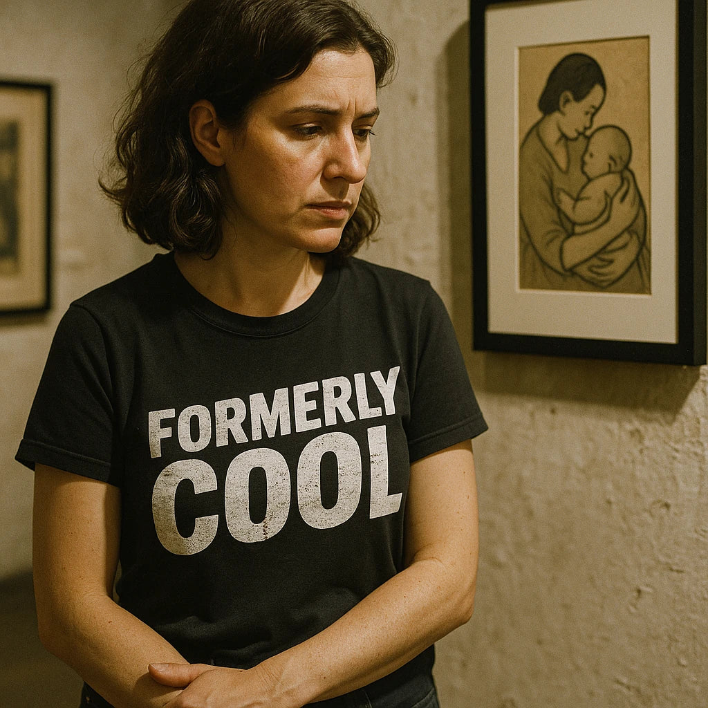 "Formerly Cool" parent identity crisis shirts - product photo 8