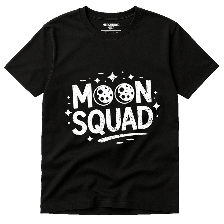 Black Blue Moon T Shirt - 