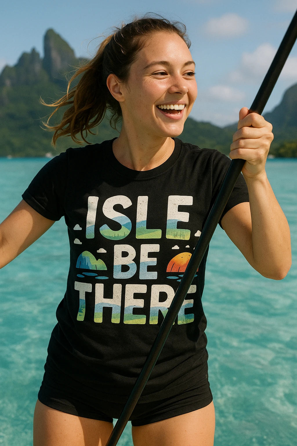"Isle Be There" islands t shirt - product photo 6