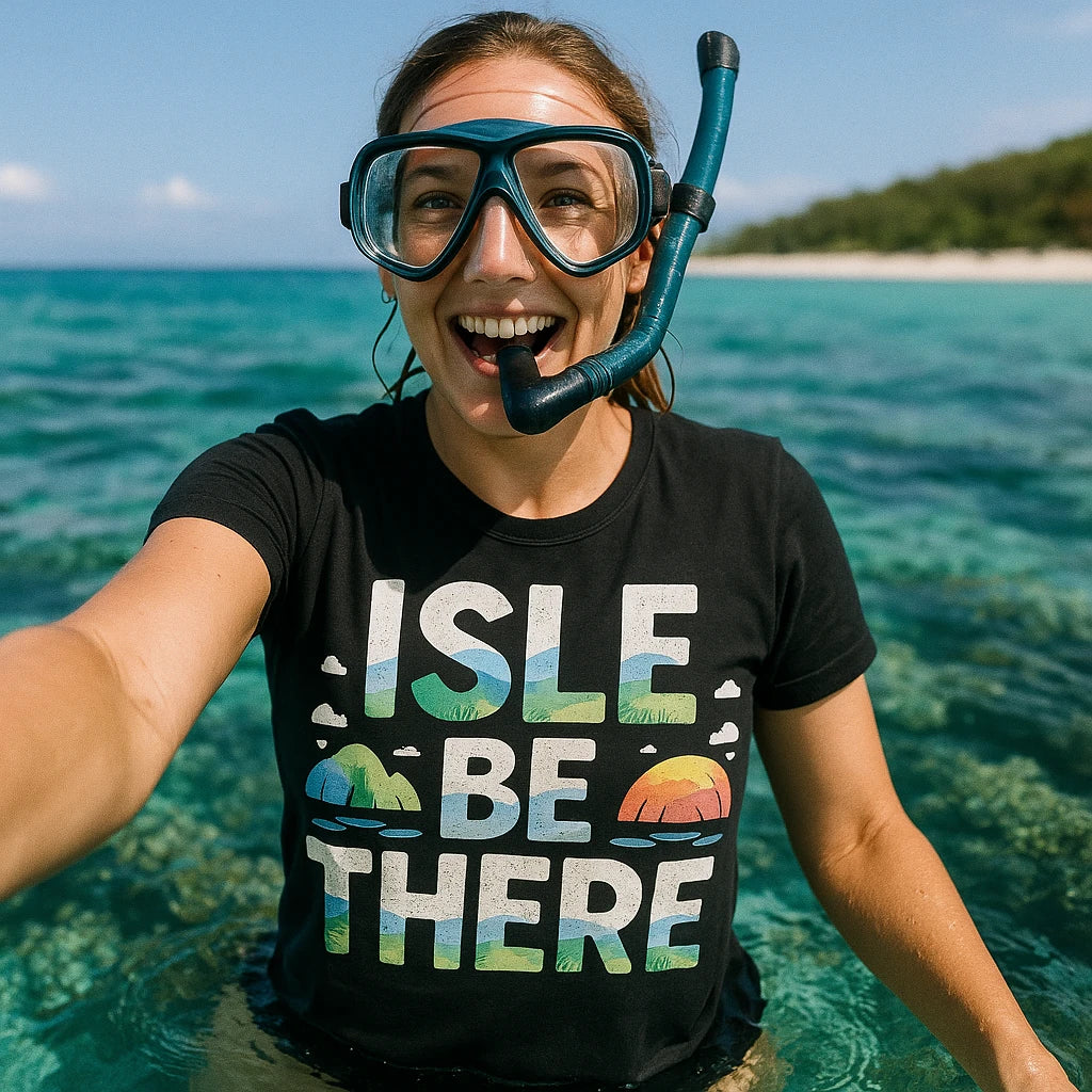 "Isle Be There" islands t shirt - product photo 9