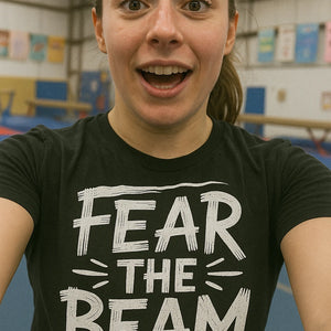 "Fear the Beam" gymnastics t shirt - product photo 7