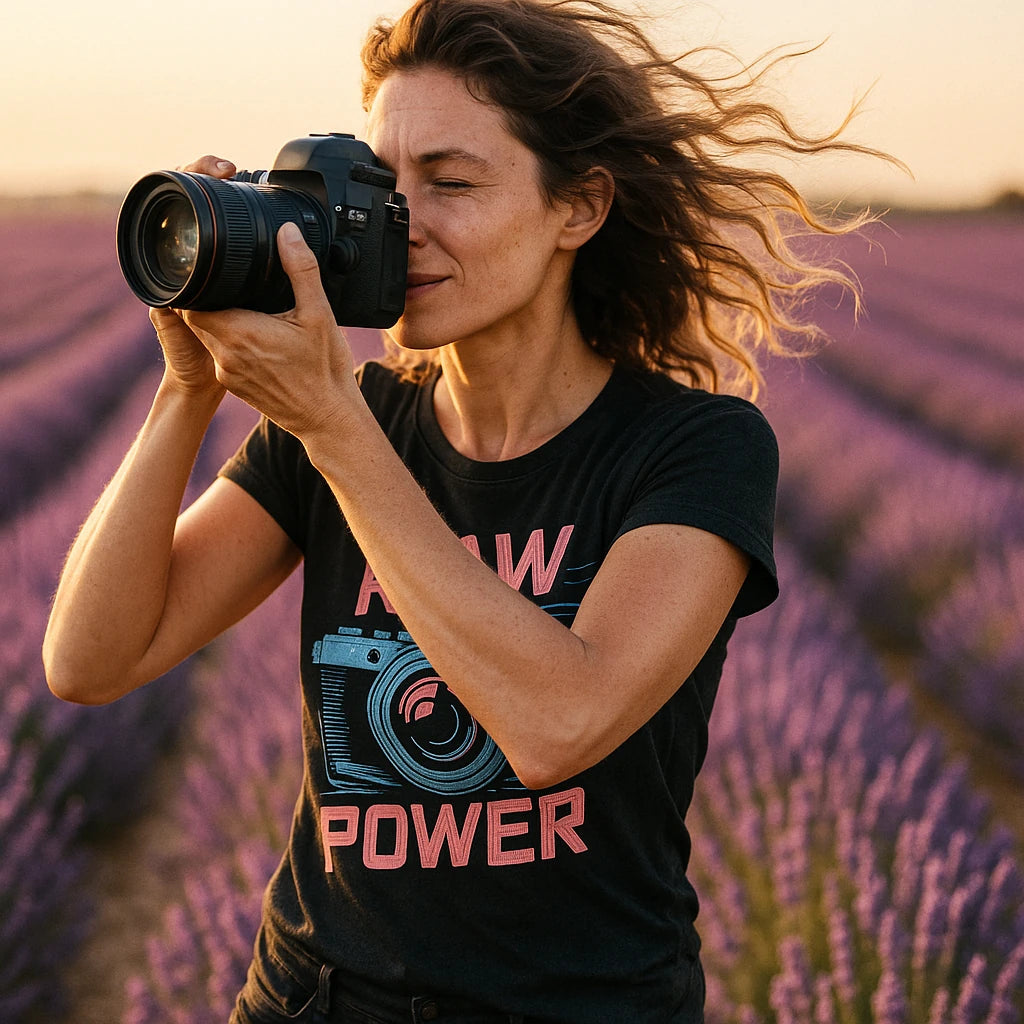"Raw Power" photographer t shirt - product photo 8