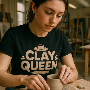 "Clay Queen" sculpting t shirt - product photo 8