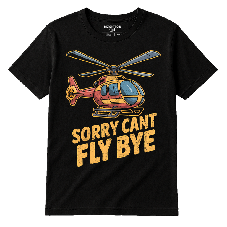 Black Helicopter T Shirt - 