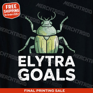 "Elytra Goals" beetle t shirt - product photo 9