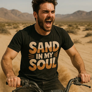 "Sand in My Soul" desert t shirt - product photo 8