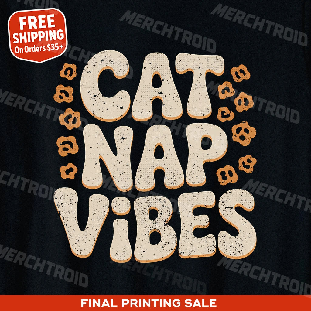 "Cat Nap Vibes" leopard print t shirt - product photo 10