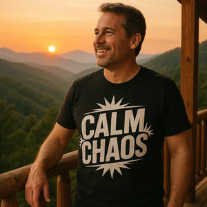"Calm Chaos" relaxing t shirt - product photo 8