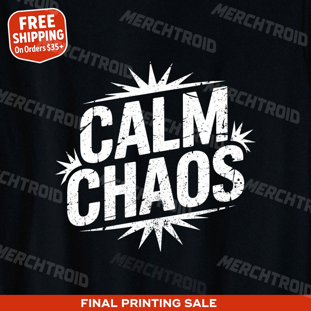 "Calm Chaos" relaxing t shirt - product photo 10