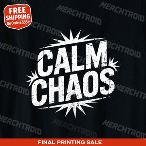 "Calm Chaos" relaxing t shirt - product photo 10